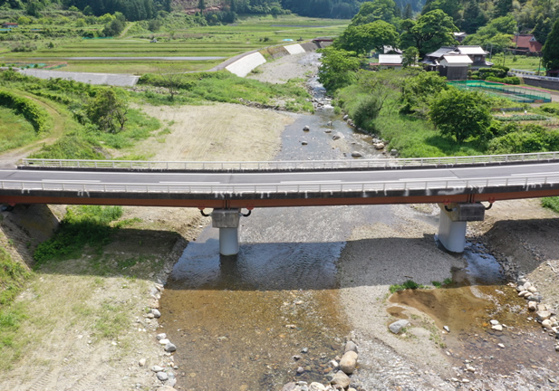 県道郡家鹿野気高線(中河原橋)耐震補強工事(2工区)(補助橋補修)
